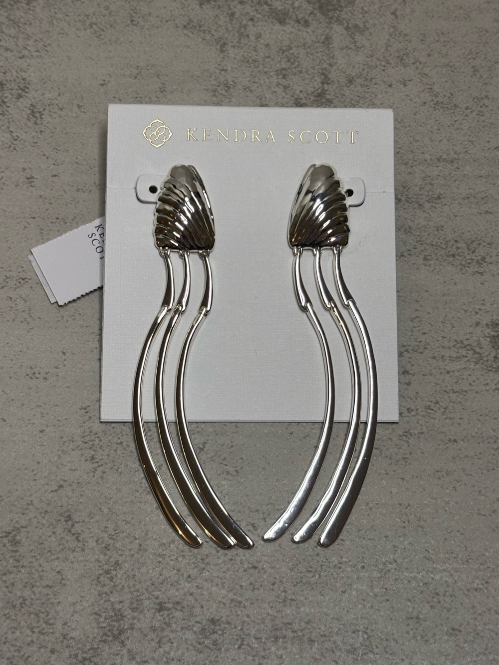 Kendra Scott Silver Lori Linear Earrings